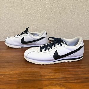 Nike Cortez Sneakers White Black Size 10.5